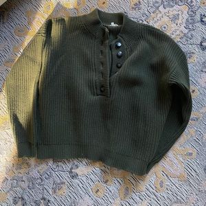 Sezane Lucas Jumper large khaki/olive